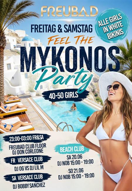 Mykonos Party im Freubad